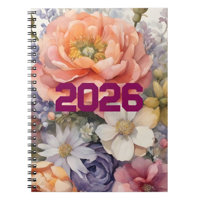 floral notebook (Front)