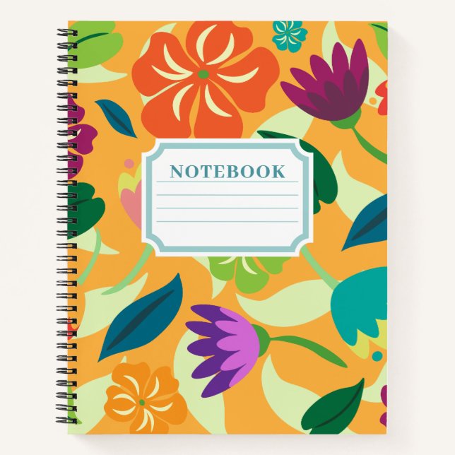 Floral  notebook (Front)