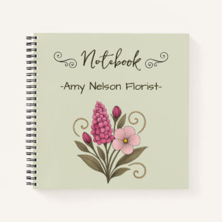 Floral Notes & Daily Planning-florist Notebook