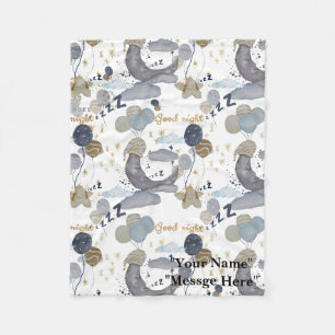 Floral Nursery print baby blanket