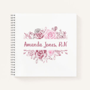 Floral Nursing Notebook