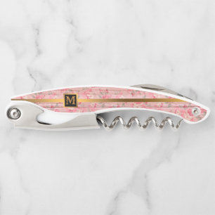 Floral on Wood Popular Gift Corkscrew