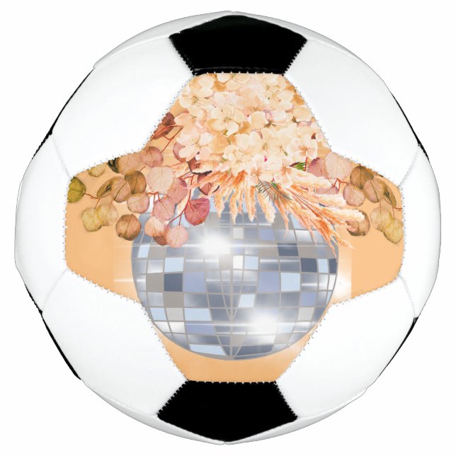 Floral Orange Disco Ball Bridal Shower (Front)