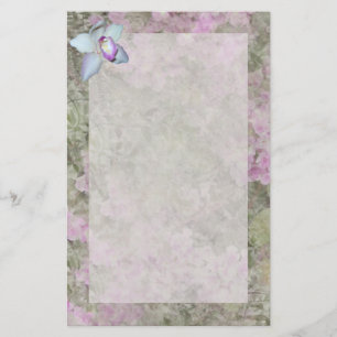 Floral Orchid Stationery