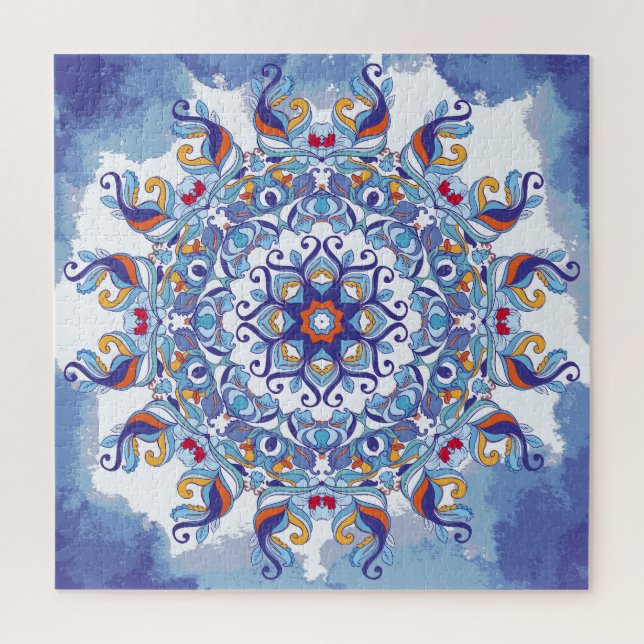 Floral ornament, artistic design. jigsaw puzzle (Vertical)