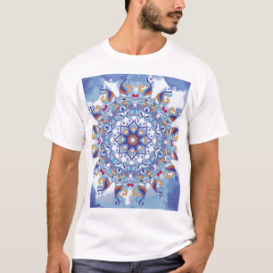 Floral ornament, artistic design. T-Shirt