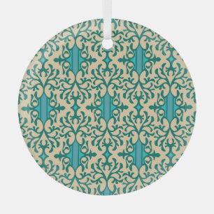 Floral Ornament: Fashionable Modern Seamless Glass Tree Decoration