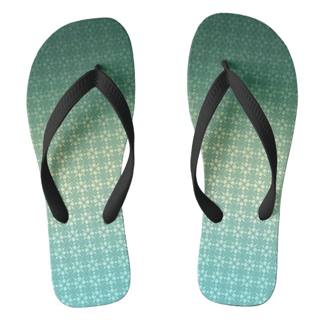 Floral ornament, gradient thongs (Footbed)