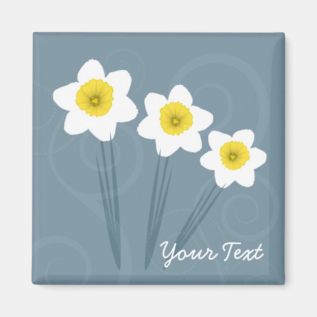 Floral Ornament Magnet Design (Front)