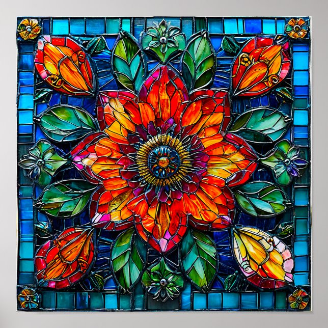 Floral Ornament Poster (Front)