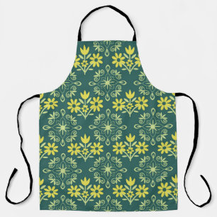 Floral ornament, seamless elegant pattern. apron