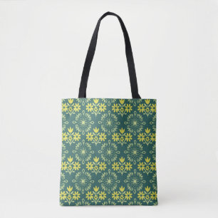 Floral ornament, seamless elegant pattern. tote bag