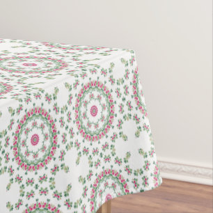 Floral ornament tablecloth