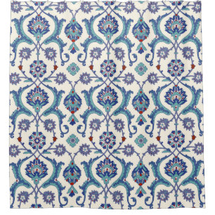 Floral Ornament: Traditional Arabic Pattern. Shower Curtain