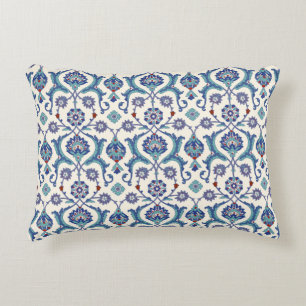 Floral Ornamental pattern. Traditional Arabic seam Decorative Cushion