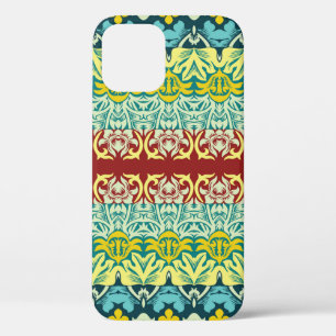 Floral ornamental seamless pattern iPhone 12 case