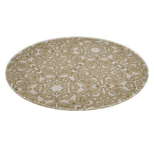 Floral ornate background cutting board