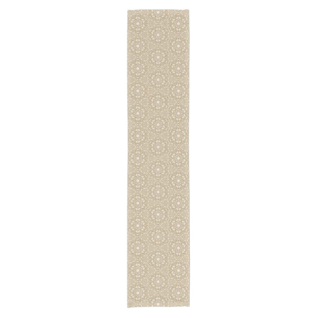 Floral ornate background short table runner (Front)