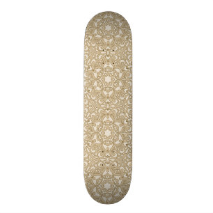 Floral ornate background skateboard