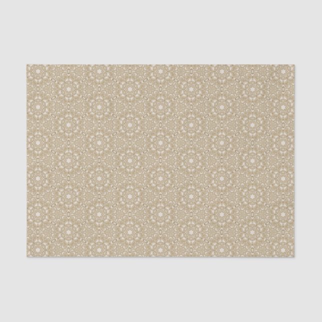 Floral ornate background tissue paper (Front)