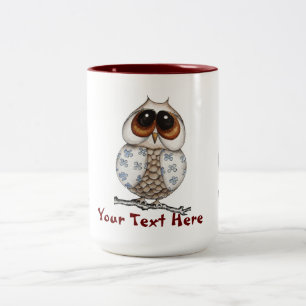 Floral Owl  Mug