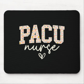 Floral Pacu Nurse Appregovernment Agencytion Post Mouse Pad