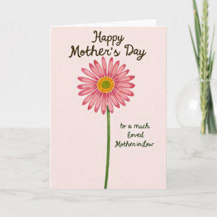 Floral Painted Mothers Day Card