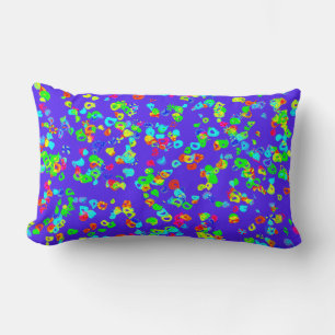 Floral Painted Throw Pillow 