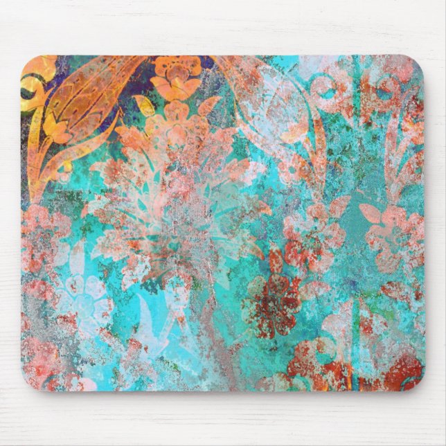 Floral Painting Mouse Pad (Front)