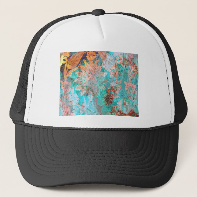 Floral Painting Trucker Hat (Front)