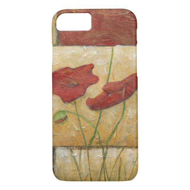 Floral Painting with Visible Brush Strokes Case-Mate iPhone Case (Back)