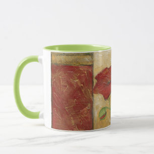 Floral Painting with Visible Brush Strokes Mug