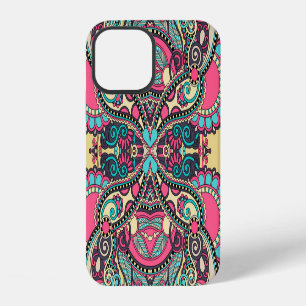 Floral Paisley Bandanna: Traditional Ornamental iPhone 12 Case