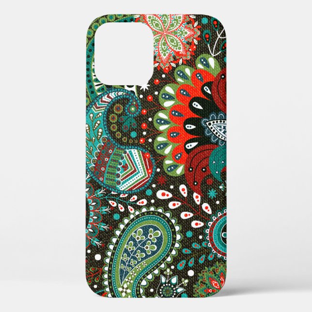 Floral paisley: seamless pattern elements. Case-Mate iPhone case (Back)