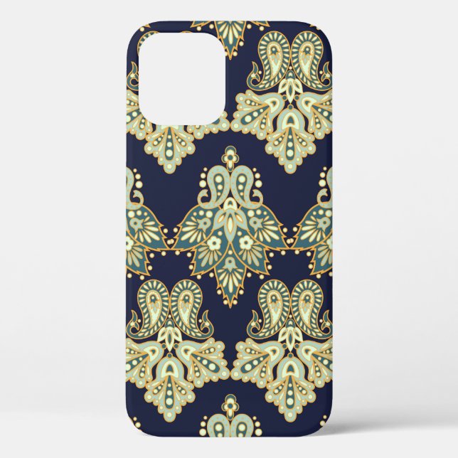 Floral paisley seamless pattern. illustration in A Case-Mate iPhone Case (Back)