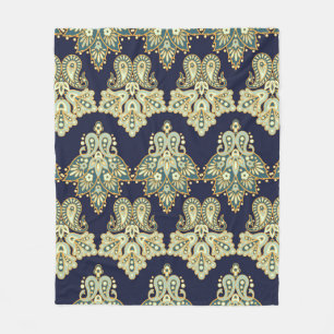 Floral paisley seamless pattern. illustration in A Fleece Blanket