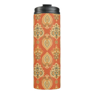 Floral paisley seamless pattern. illustration in A Thermal Tumbler
