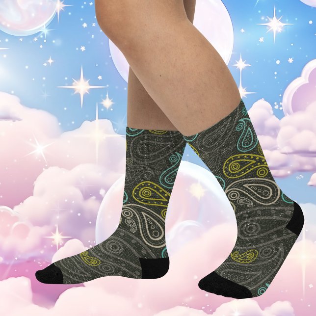 Floral Paisley Socks (Creator Uploaded)