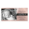 Floral Paisley White Birth Announcement Photo Card