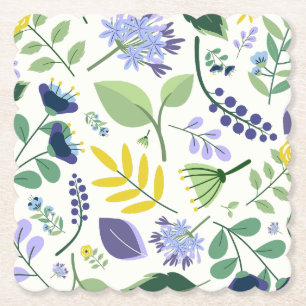 Floral Paper Coaster