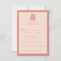 Floral Paper Cut Double Happiness Chinese Wedding