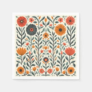 Floral  Paper Napkin