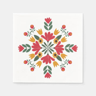 Floral Paper Napkins