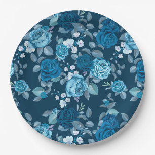 Floral Paper Plate