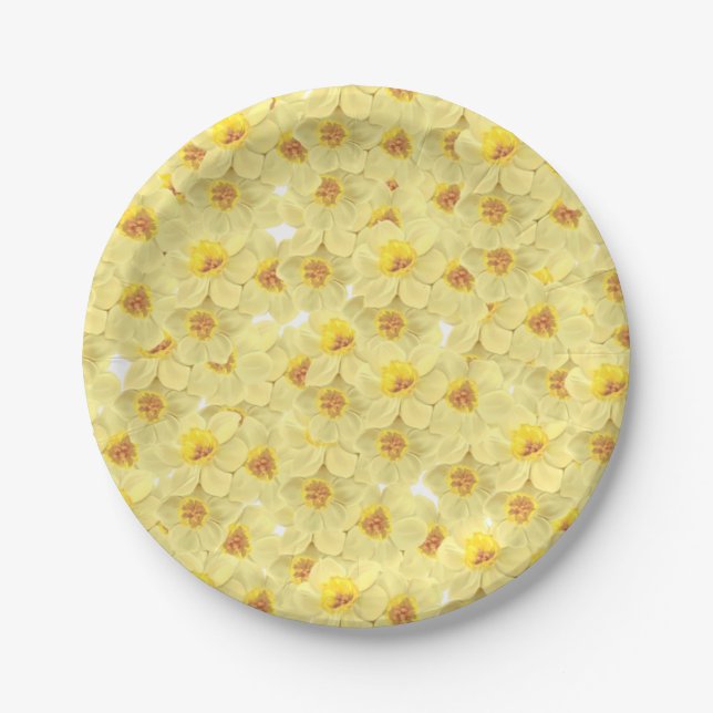 Floral Paper Plate  (Front)