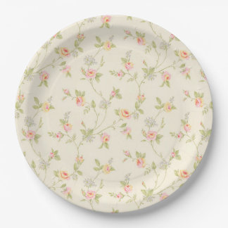 Floral Paper Plate