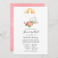 Floral Parachute Bridal or Baby Shower by Mail