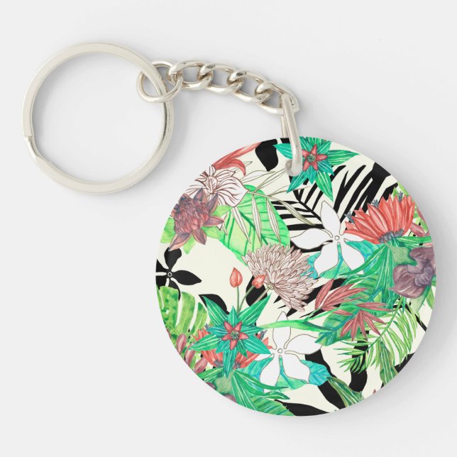 Floral Paradise II Key Ring (Front)