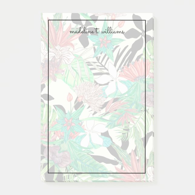 Floral Paradise II Post-it Notes (Front)