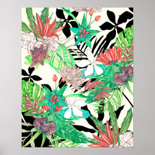 Floral Paradise II Poster